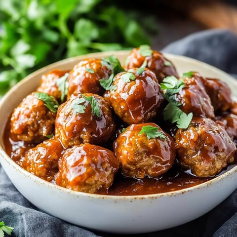 Honey BBQ Crockpot Meatballs