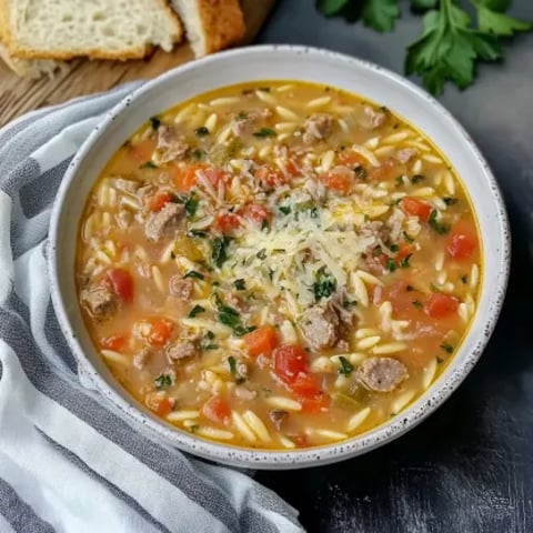 Marry Me Sausage Orzo Soup