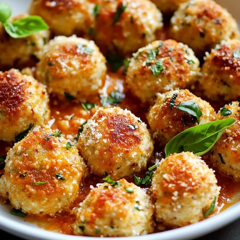 Chicken Parmesan Meatballs