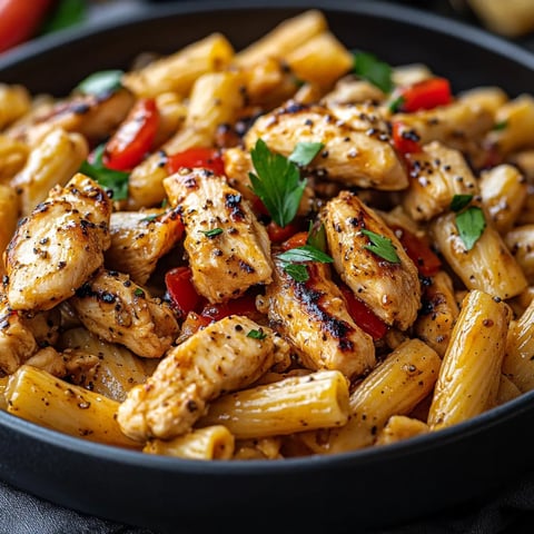 Honey Pepper Chicken Panini Pasta