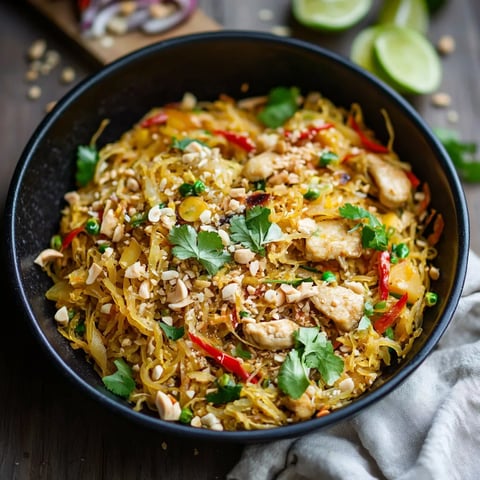 Spaghetti Squash Pad Thai