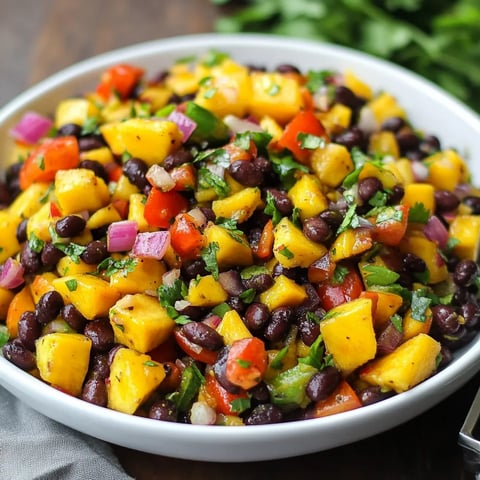 Black Bean Mango & Avocado Salad