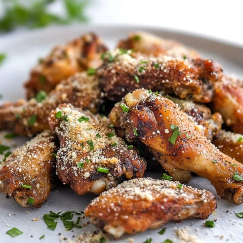 Baked Garlic Parmesan Chicken Wings