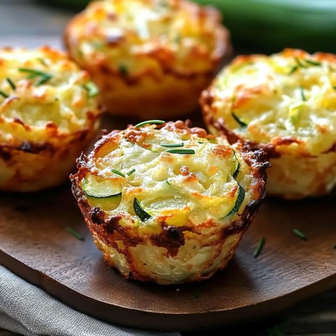 Parmesan Zucchini Potato Muffins