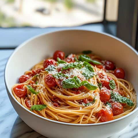 Pasta with Cherry Tomatoes