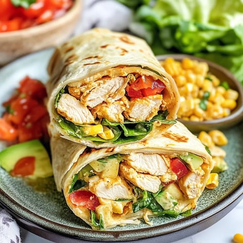 A plate of food with a wrap and corn.