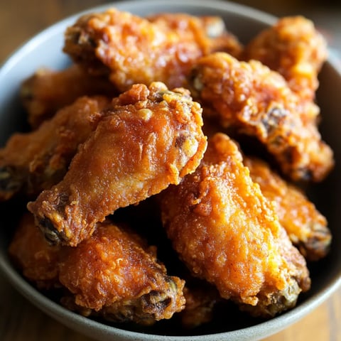 A bowl of fried chicken.