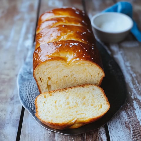 A loaf of bread on a table.