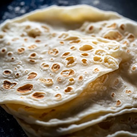 A stack of tortillas.