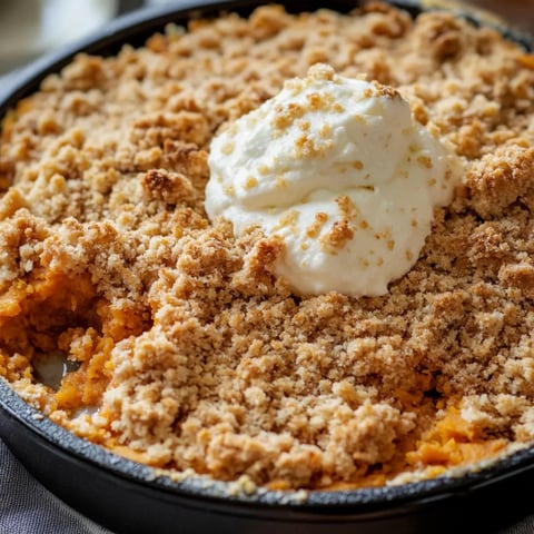 A dessert with a dollop of whipped cream on top.