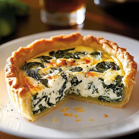 Ricotta Spinach Quiche Delight