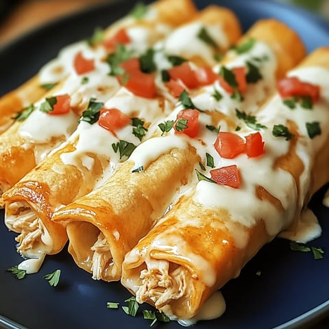 Baked Cream Cheese Chicken Taquitos