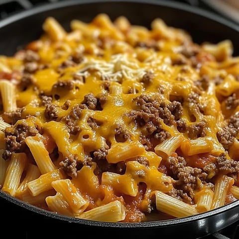 Cheesy Beef Taco Pasta