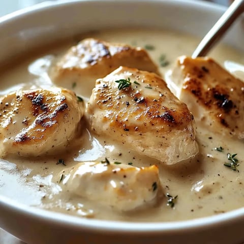 Creamy Crockpot Angel Chicken