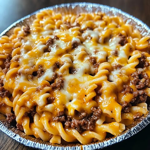 Cheesy Sloppy Cheeseburger Pasta