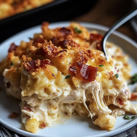 Chicken Bacon Crunch Casserole