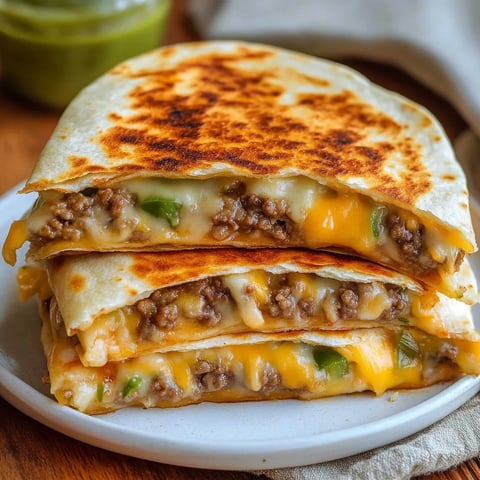 Cheeseburger Quesadillas