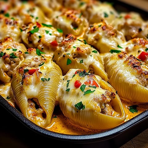 Creamy Cajun Chicken Stuffed Shells