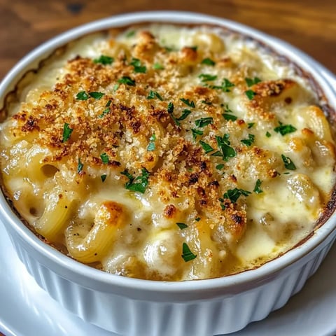 A bowl of macaroni and cheese.