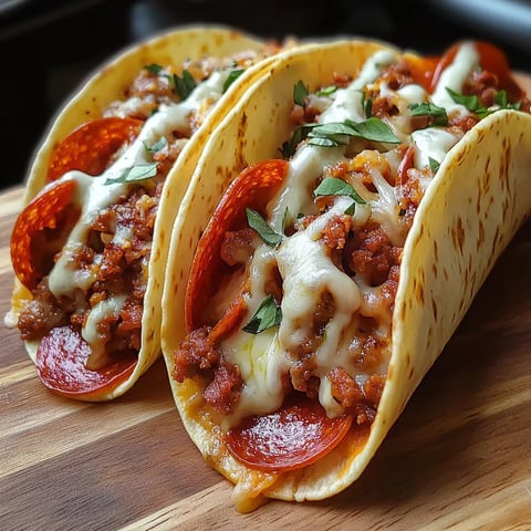 Meat Lovers Pizza Tacos