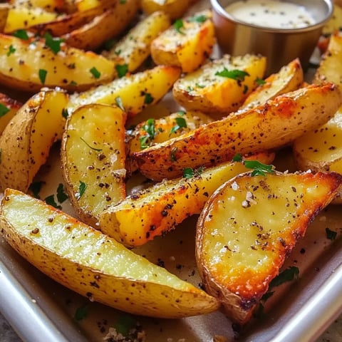Crispy Baked Potato Wedges Recipe