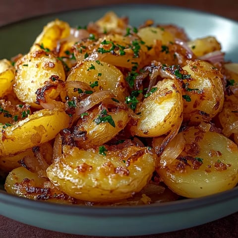 Oven-Fried Potatoes & Onions