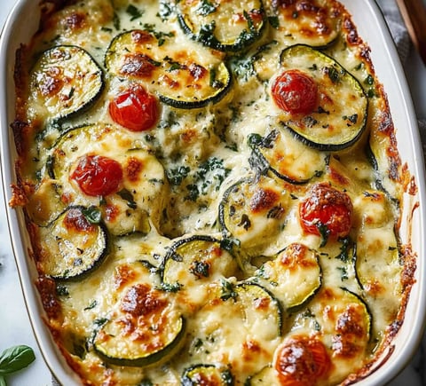 Baked Zucchini and Cheese