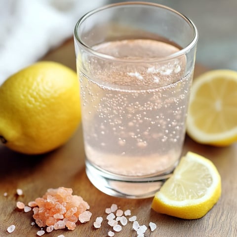 A glass of pink lemonade with a lemon wedge and a lemon on a table.