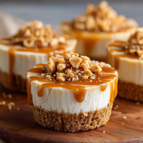 A close up of a delicious Peanut Butter Cottage Cheese Cheesecake Cup.