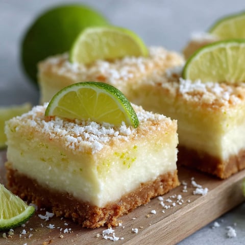 A delicious dessert made with key lime pie bars.