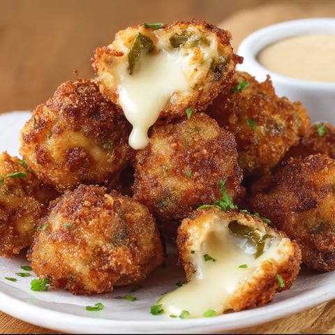 A plate of Rattlesnake Bites, a popular dish from Texas Roadhouse, is served with a side of ranch dressing.