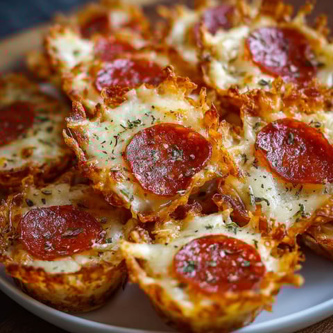 A plate of delicious 2-Ingredient Pizza Chips.