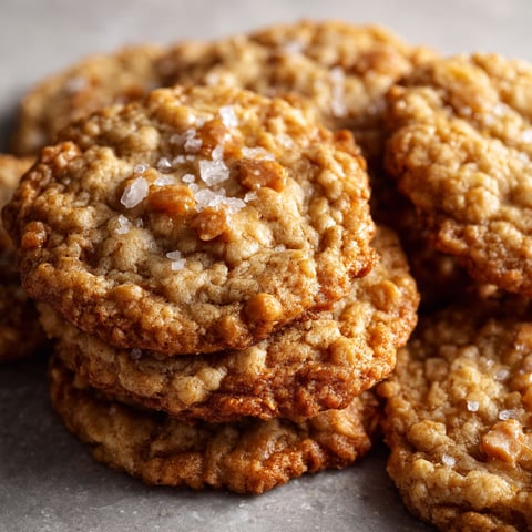 A plate of cookies with a sprinkle of salt on top.