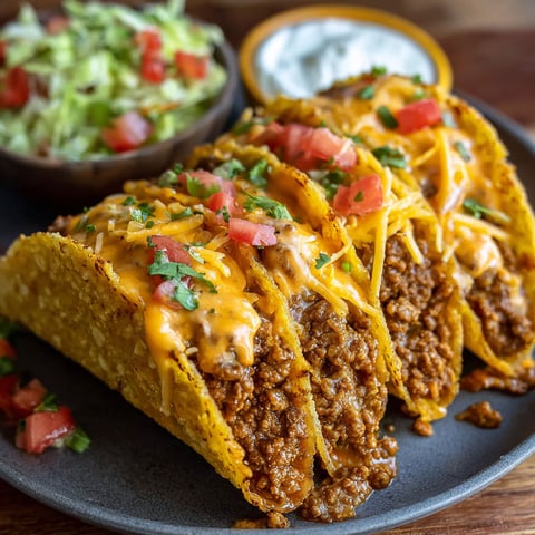 A plate of Loaded Taco Creamy Cheese Sauce.
