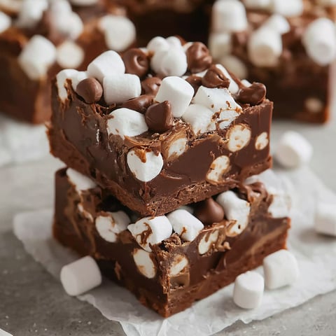 A close up of a delicious Hot Chocolate Fudge bar.