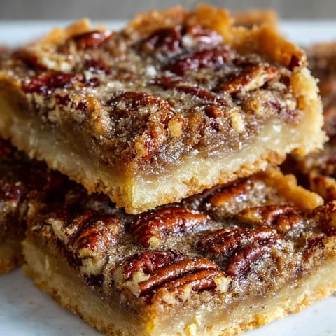 A delicious dessert made with pecans and a sweet, gooey filling.