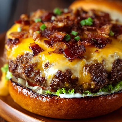 A Crack Burger with bacon and lettuce on a bun.