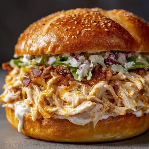 A delicious 5-Ingredient Crack Chicken Sandwich is served on a bun with lettuce and tomato.